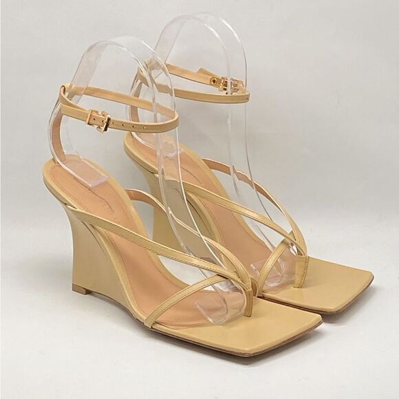 Bottega Veneta Stretch Ankle Strap Wedge Sandal size 36.5 - Picture 6 of 14